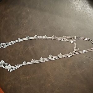 Madewell Silvertone Necklace